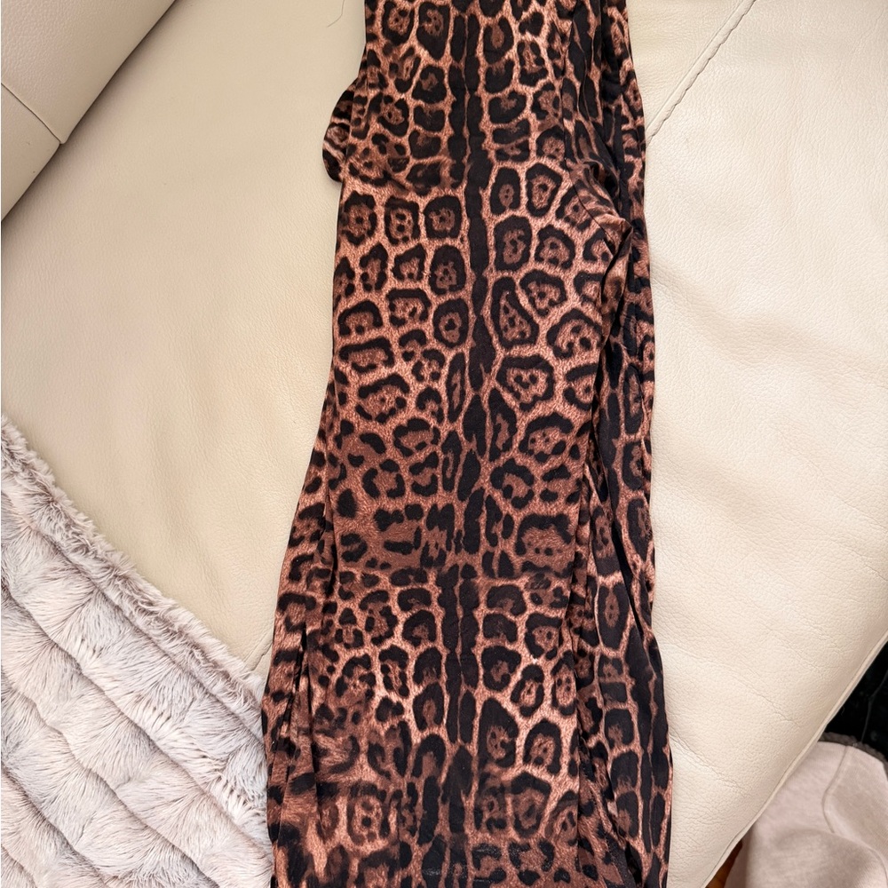 naked wardrobe Brown Leopard Print Long-Sleeve Jumpsuit - Picture 6 of 6